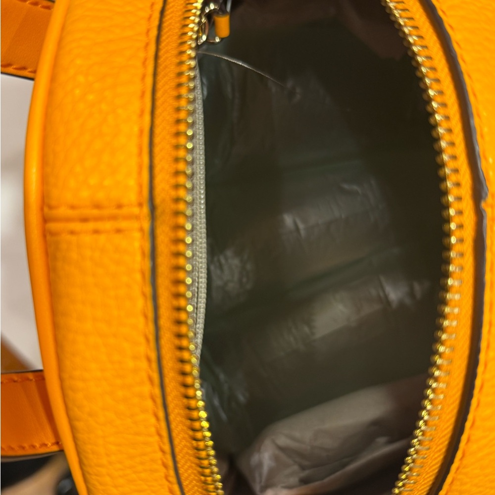 Michael Kors RHEA EMBELLISHED Vibrant Orange Backpack - Picture 13 of 14
